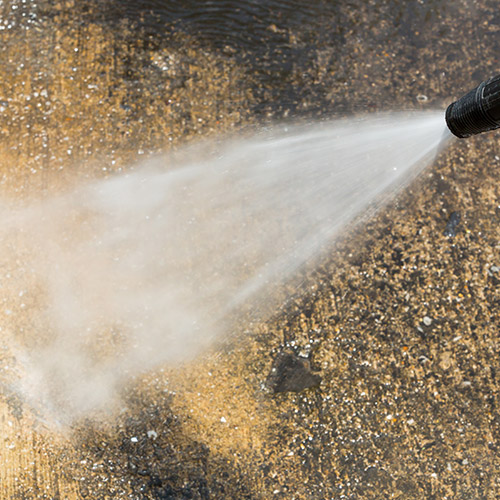 Concrete cleaning